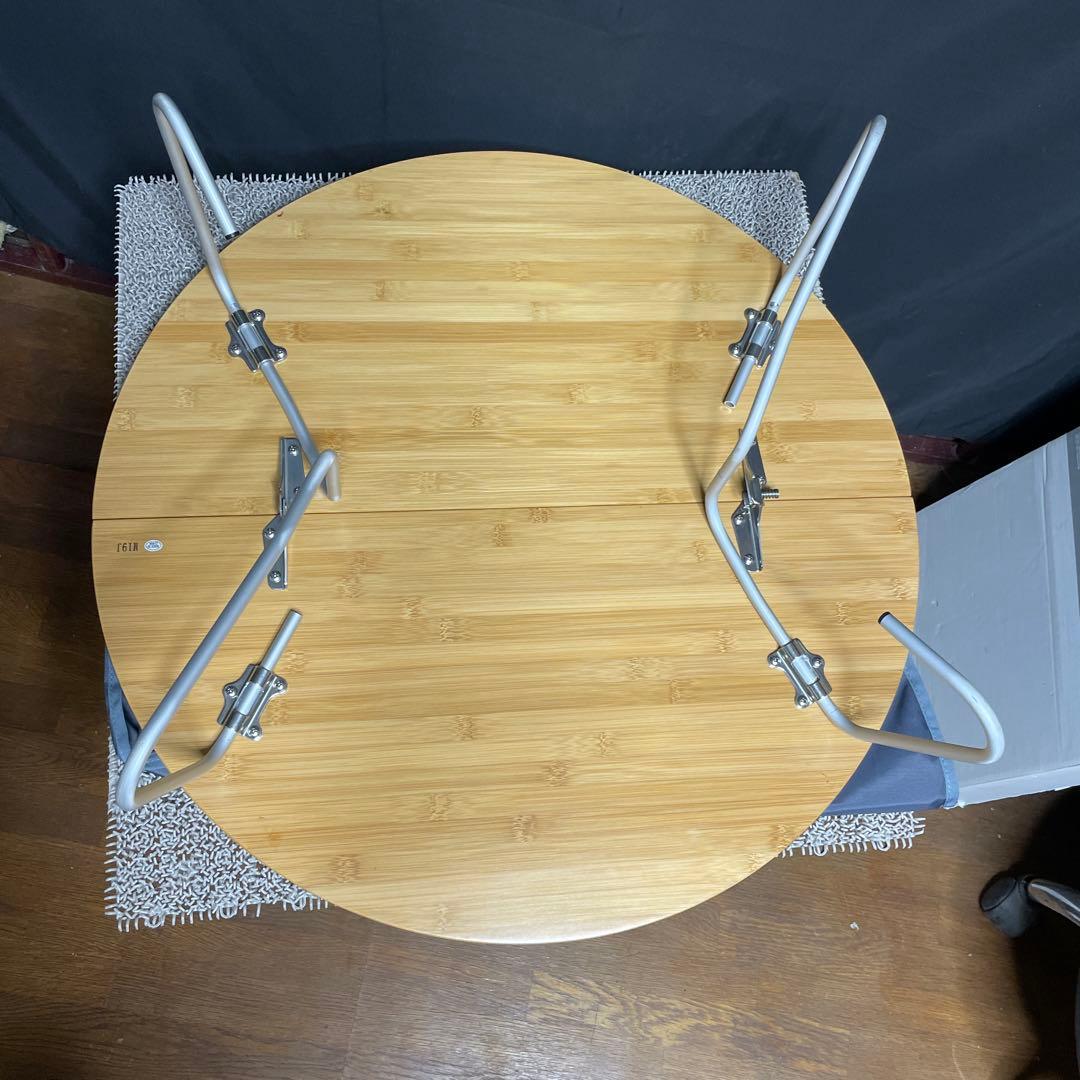 スノーピーク　ワンアクションちゃぶ台竹 M 箱付き