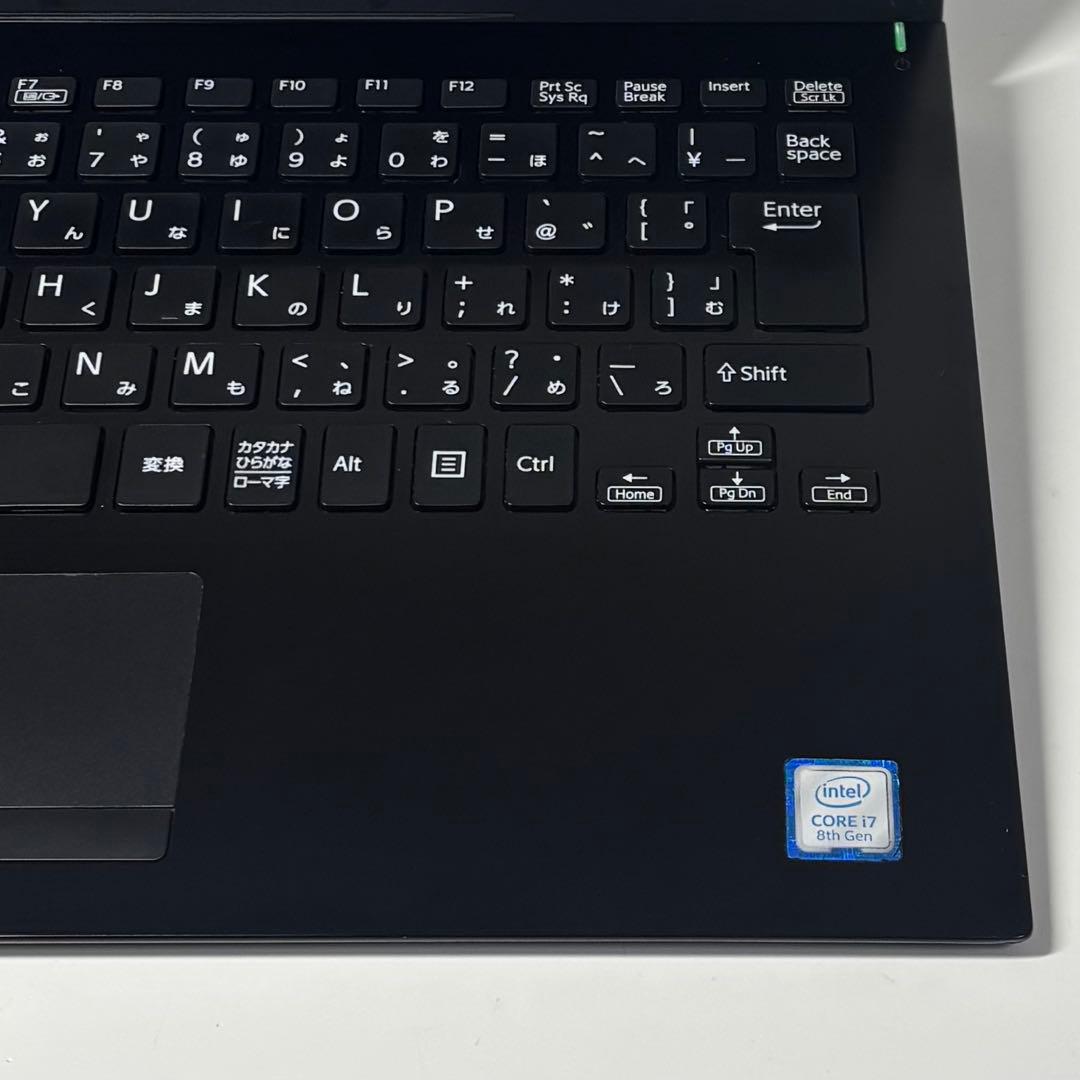 VAIO Pro 第8世代i7 8565-u SSD 512GB 8G