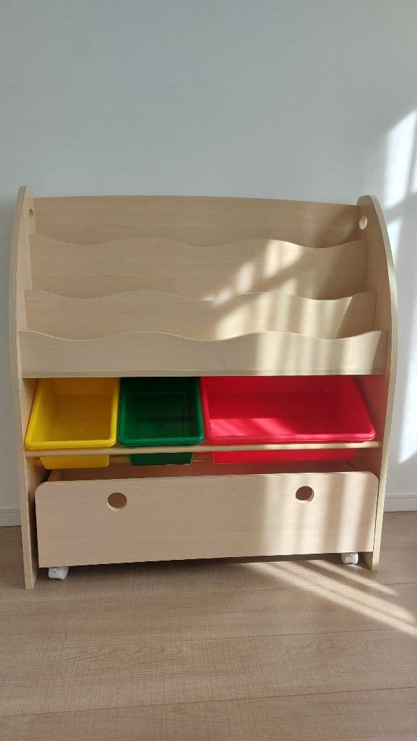 LOWYA　おしゃれでかわいい絵本棚　収納ラック