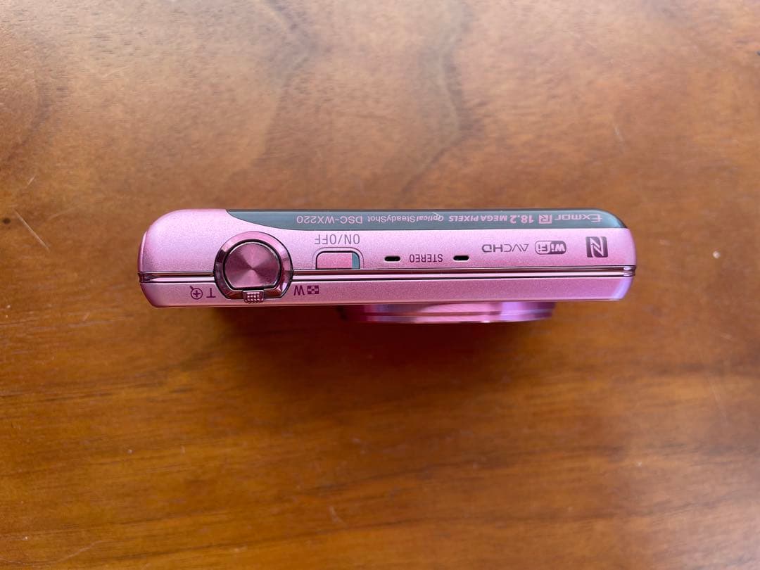 ピンク デジカメ コンデジ SONY Cyber-shot wx-220