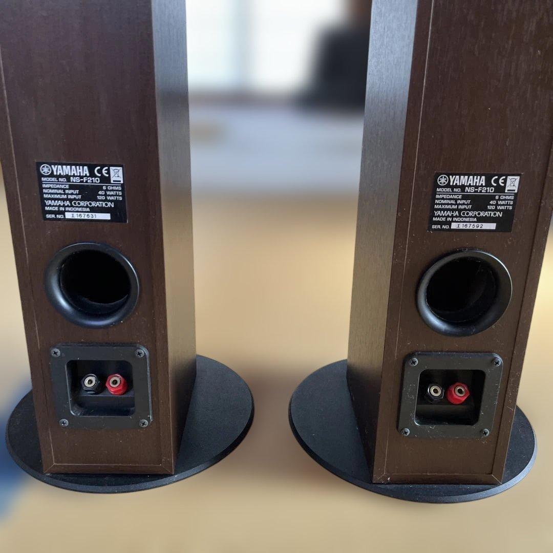 Yamaha NS-F210 フロア型スピーカー ブラウン