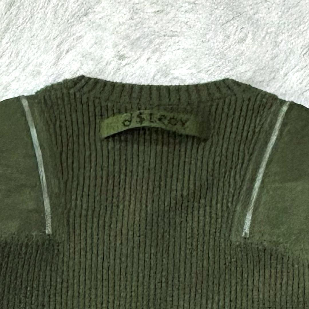 【極美品】DIESEL 2way 肩ジップ MA-1ドッキングニットワンピ