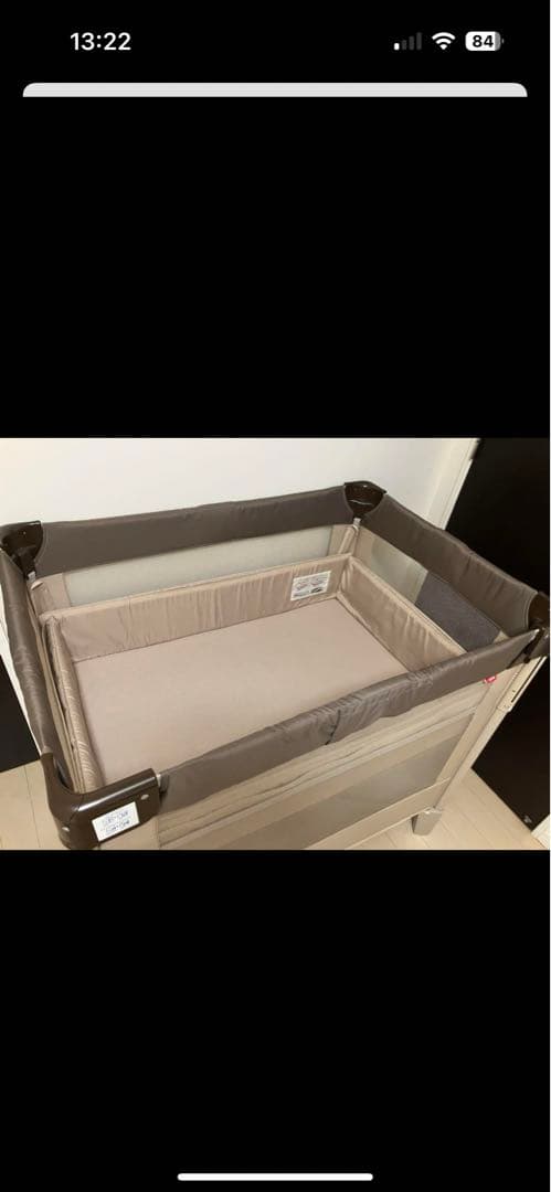 ココネルエアープラス　ベビーベッド折り畳み