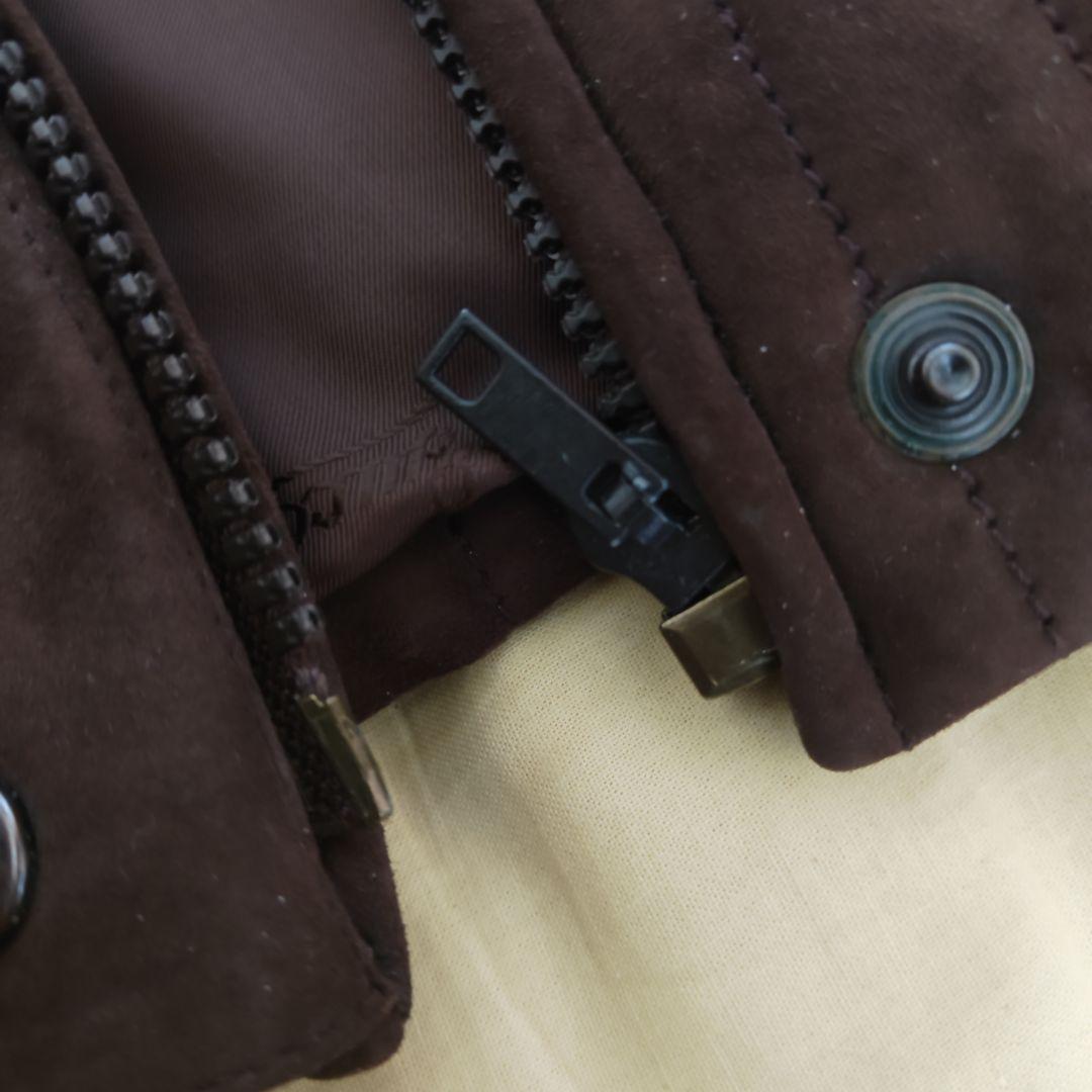 【極美品】グッチ ファー襟　本革レザー・ブルゾン コート　ベルト付