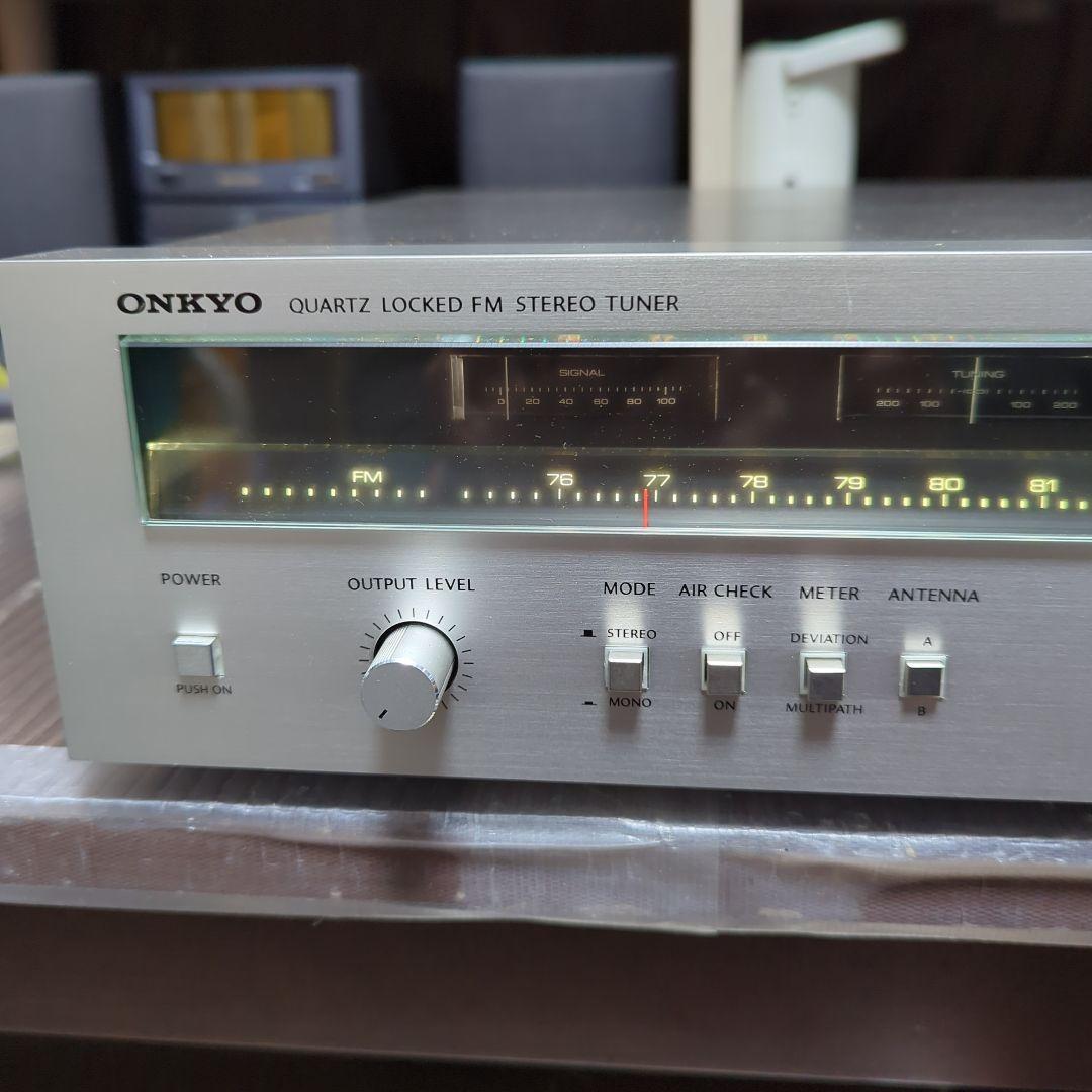 （昭和レトロ 完動 超美品）ONKYO Integra T-417