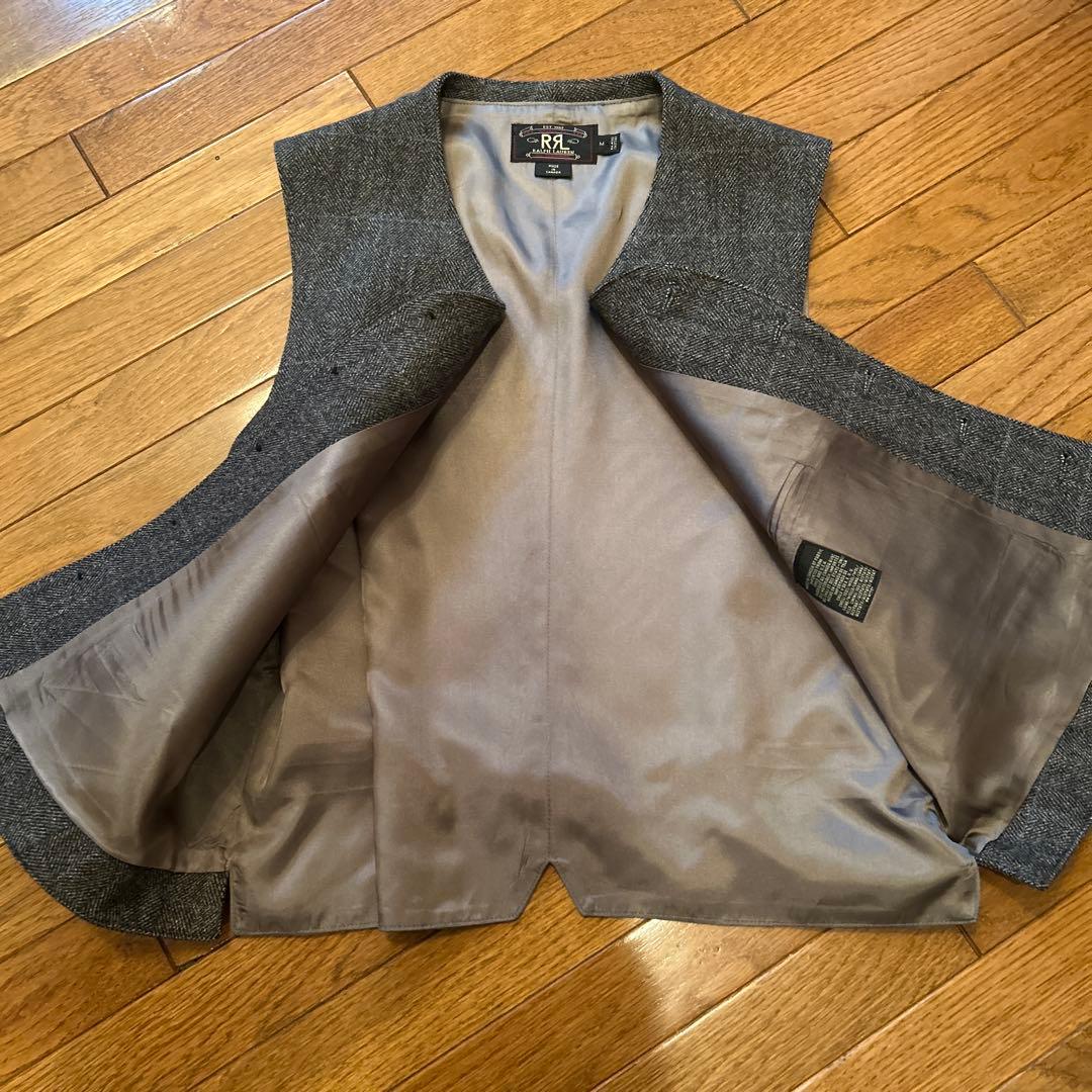 ダブルアールエル　　ツイードジレ　　ポロラルフローレン