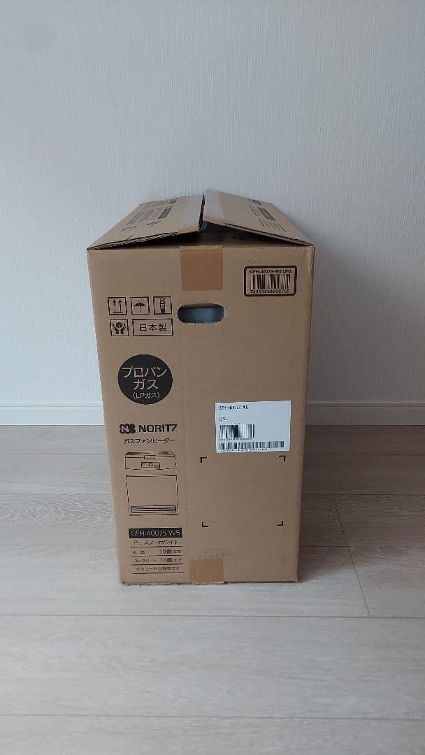※プロパン用　NORITZ ガスファンヒーター GFH-40075W2