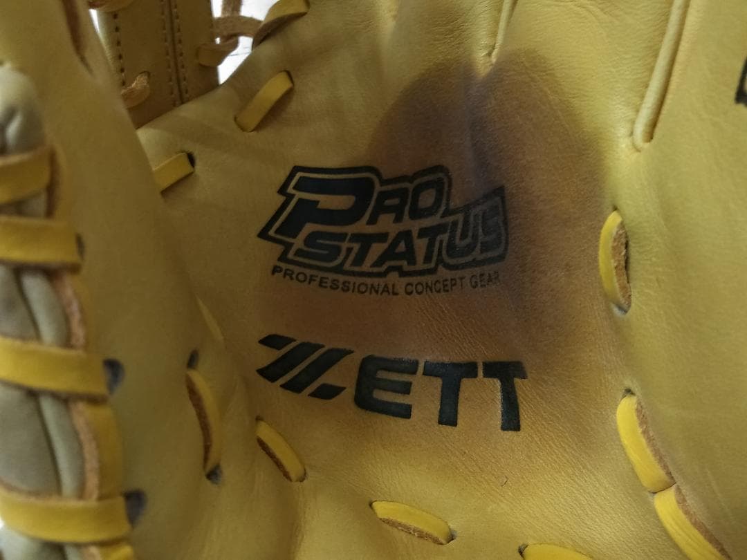 ZETT ゼット プロステータス BPG77 佐藤印 硬式 グローブ 右利き◆