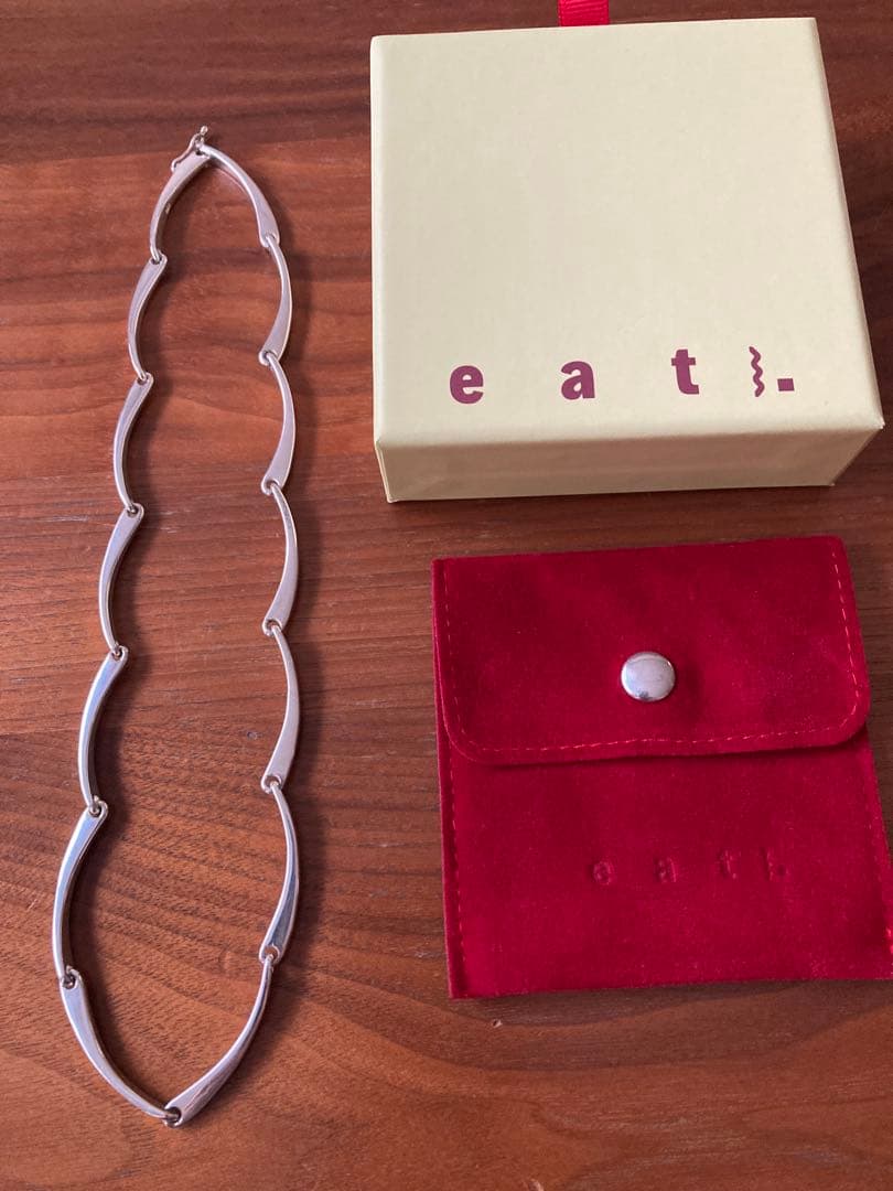 eat bold wavy necklace Sサイズ