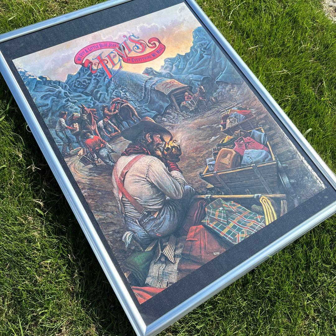 その他 VINTAGE Levi's 70s advertising POSTER