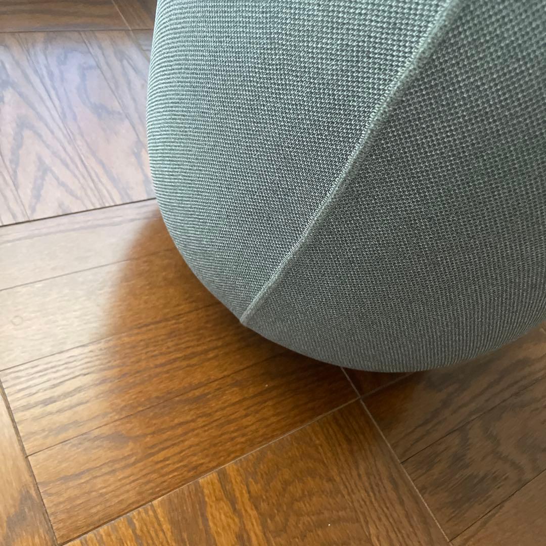 MALLOW Knit バランスボール グレー 45cm オーバル型