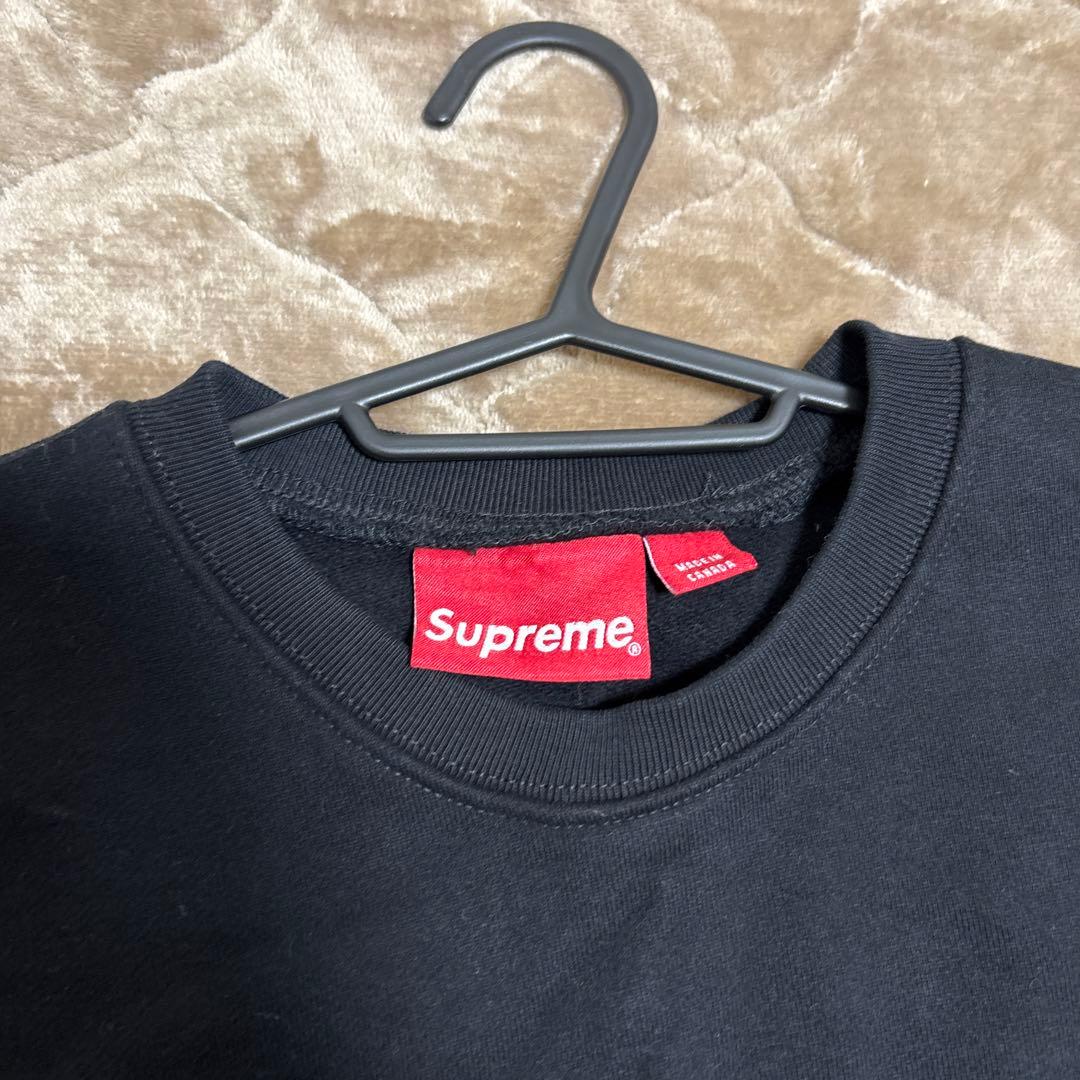 Supreme 黒 スウェット