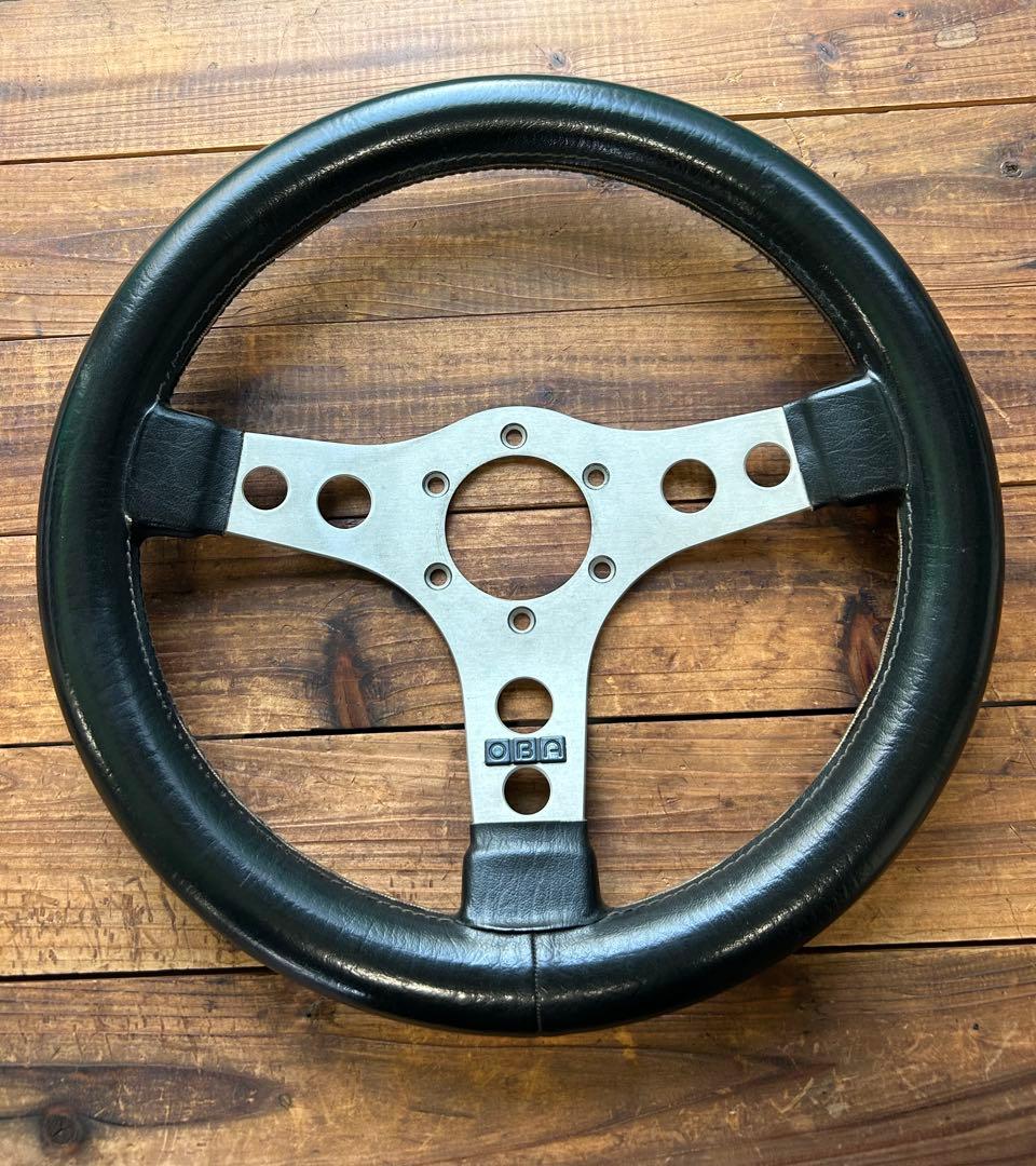 O.B.A. イタリア製 ステアリング オバハン オバ ハンドル 小径 極太