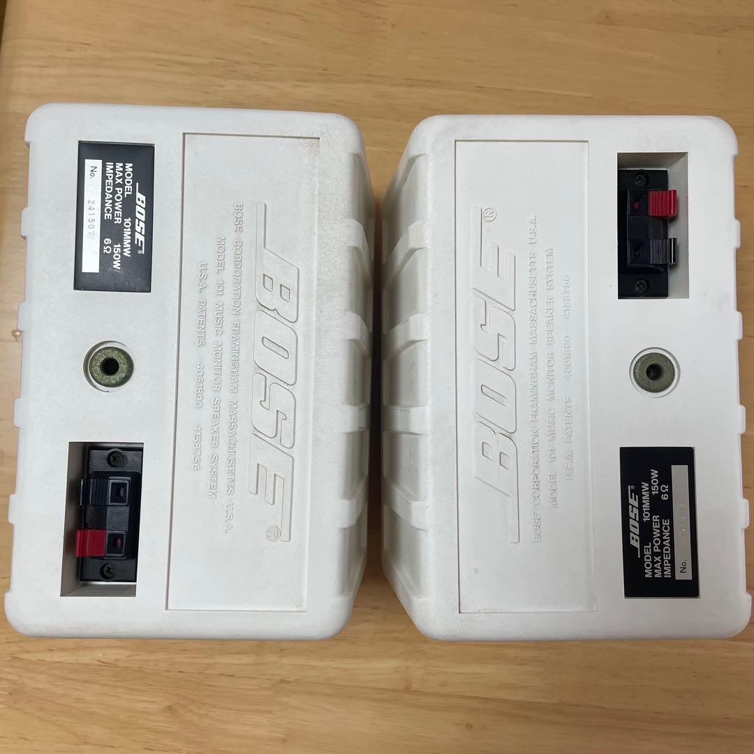 BOSE ホワイト スピーカー101 連番