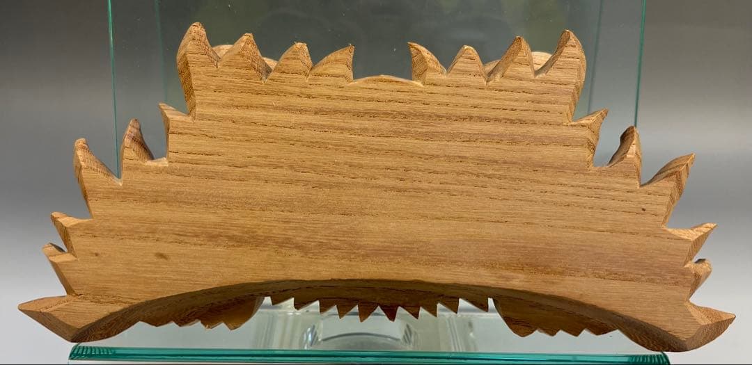 カズシ【木彫　獅噛】だんじり　魔除け　社寺彫刻　宮彫り　悪疫を噛み砕く