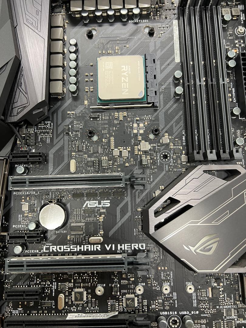 ASUS CROSSHAIR VI HERO & Ryzen7 1700 セット