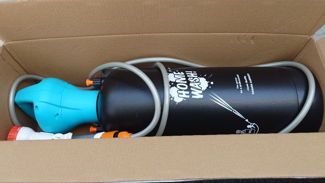 ながら洗車　ホームウォッシュ 洗車 アウトドア バッテリー式