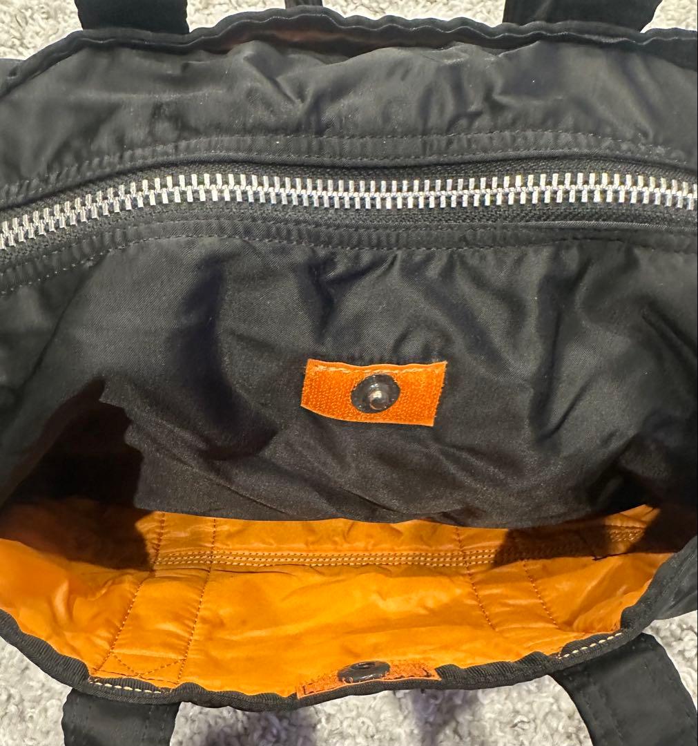 吉田カバン PORTER ブラック ナイロン ドラムバッグ