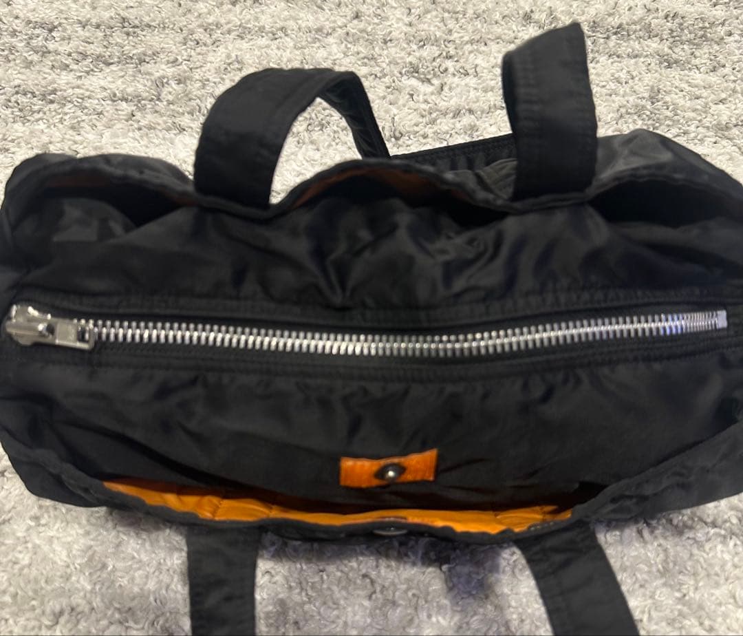 吉田カバン PORTER ブラック ナイロン ドラムバッグ