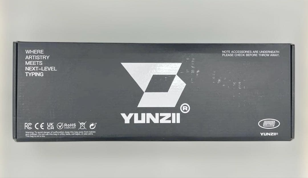 値下げ中510430 YUNZII X71 メカニカルゲーミングキーボード