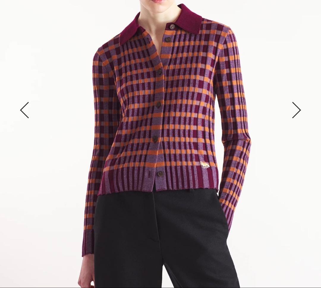 MAISON KITSUNE ニットポロシャツ