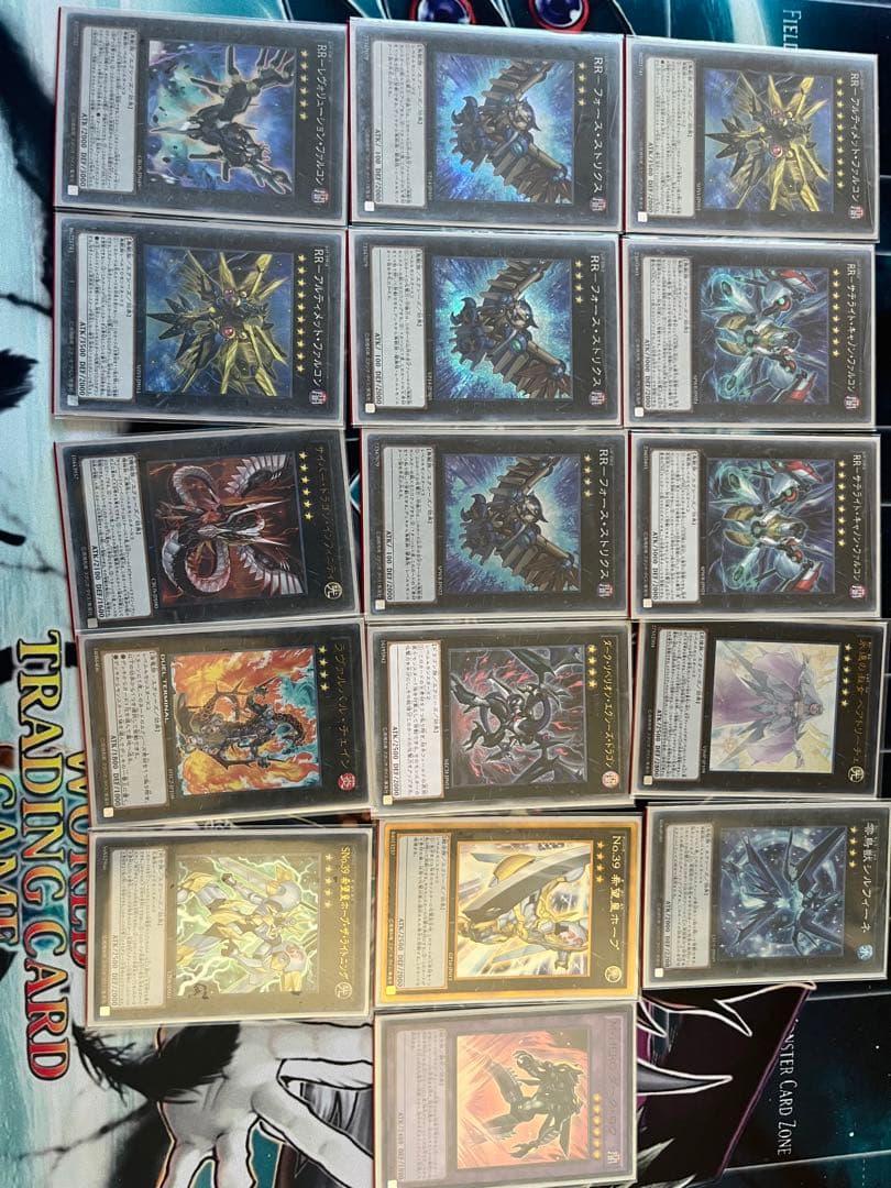 遊戯王　レイドラプター(RR)デッキ　ユーヤスリーブ・BFプレイマット付き