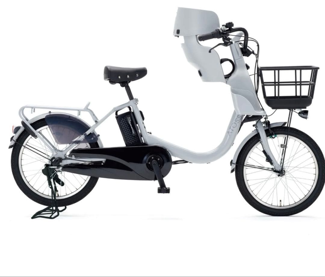 自転車用フロントチャイルドシートグランディア FBC-017DX3ライトグレー