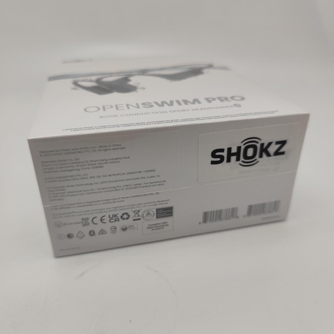 Shokz OpenSwim Pro 骨伝導 水泳用 ワイヤレスイヤホン グレー