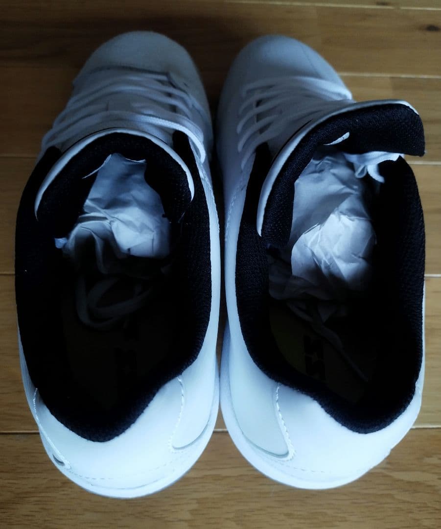 SSK エスエスケイ 金属スパイク White 27cm 縫いP加工 左投げ用