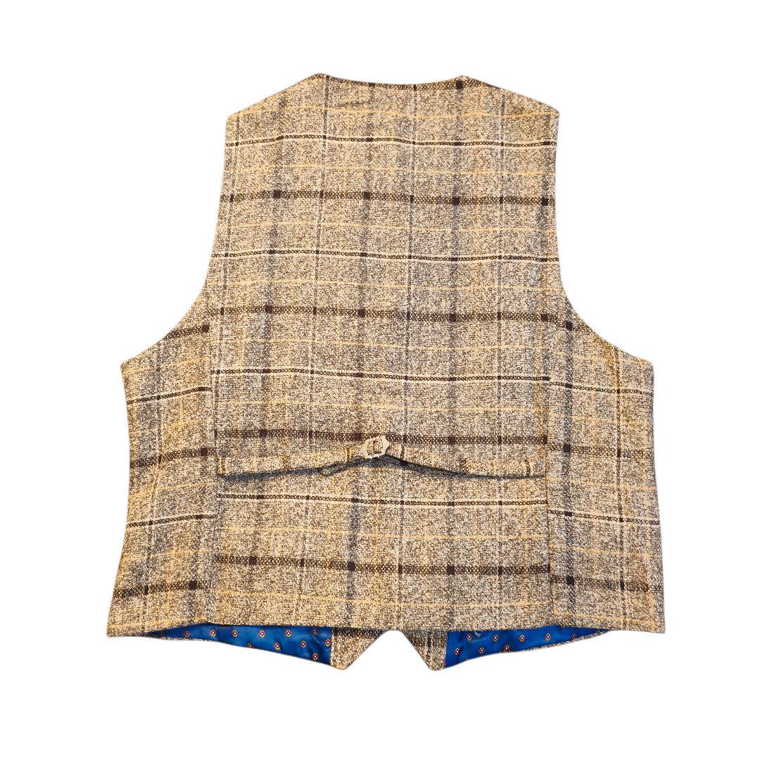 極美品　ASAKUSAIREN 3ピース スーツセット 大きいサイズ チェック柄