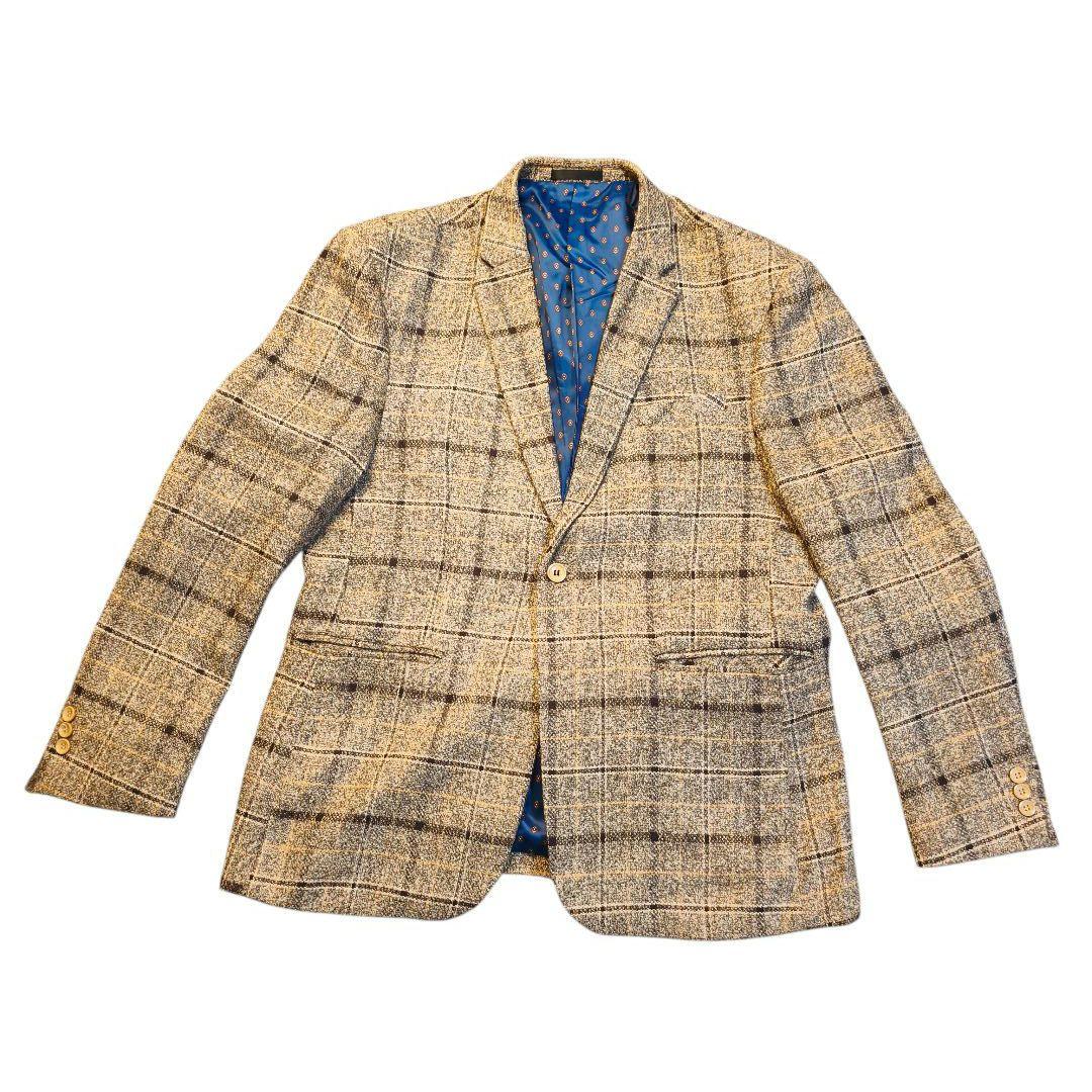 極美品　ASAKUSAIREN 3ピース スーツセット 大きいサイズ チェック柄