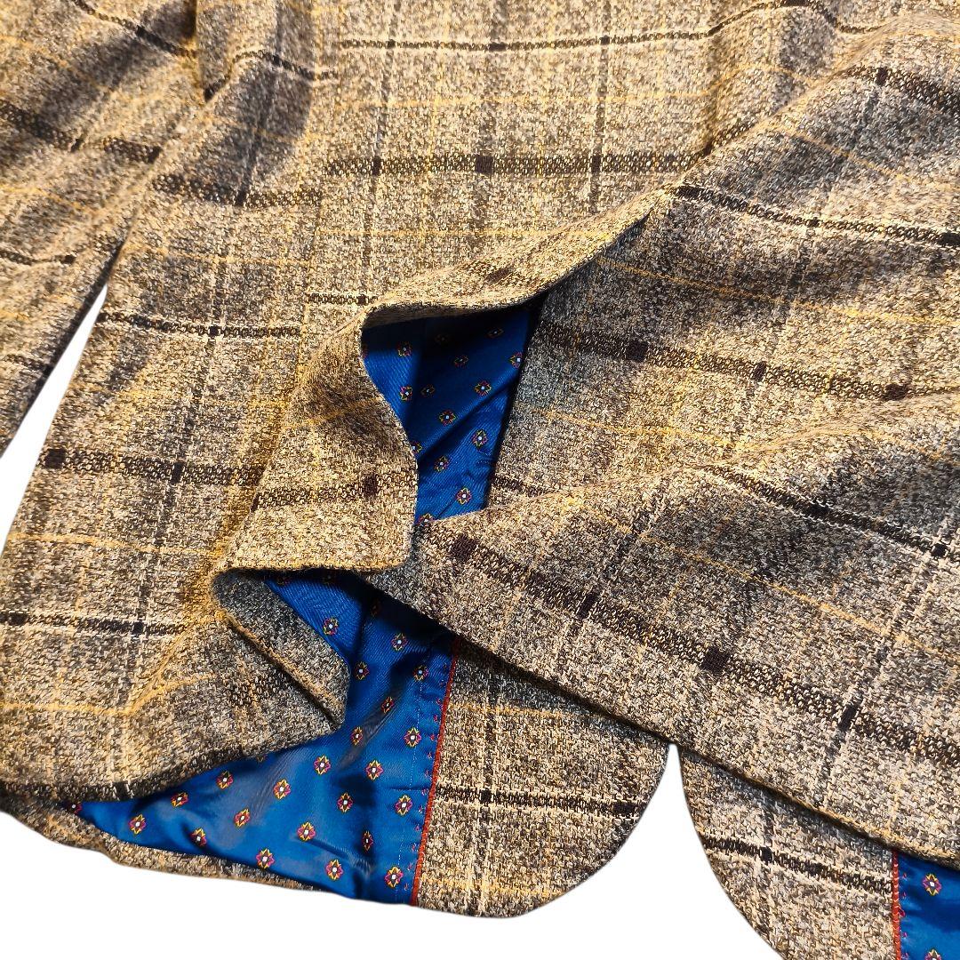 極美品　ASAKUSAIREN 3ピース スーツセット 大きいサイズ チェック柄