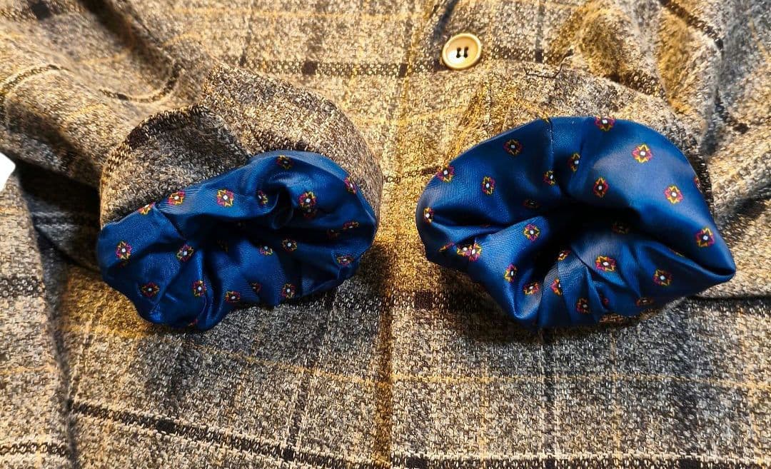 極美品　ASAKUSAIREN 3ピース スーツセット 大きいサイズ チェック柄