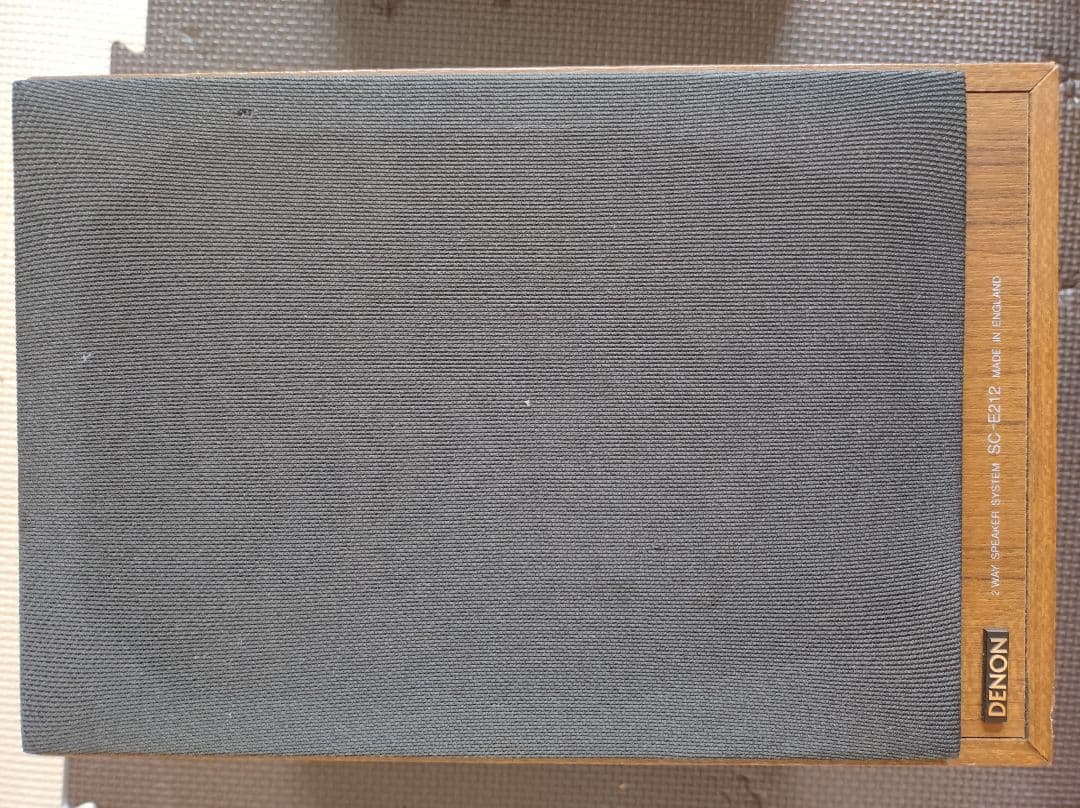 DENON　SC-E212 名器　密閉式　英国製　希少シリアル連番