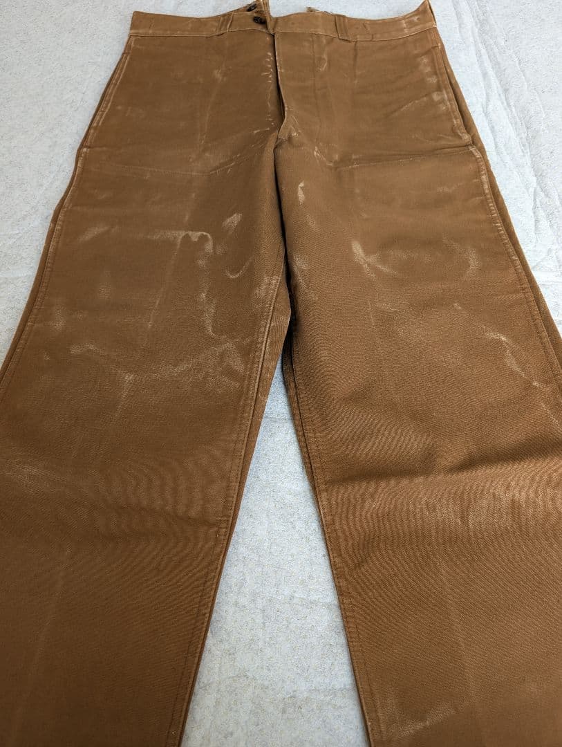 1950s SNCF フランス国鉄 レイルロードパンツ 針刺しバックシンチ