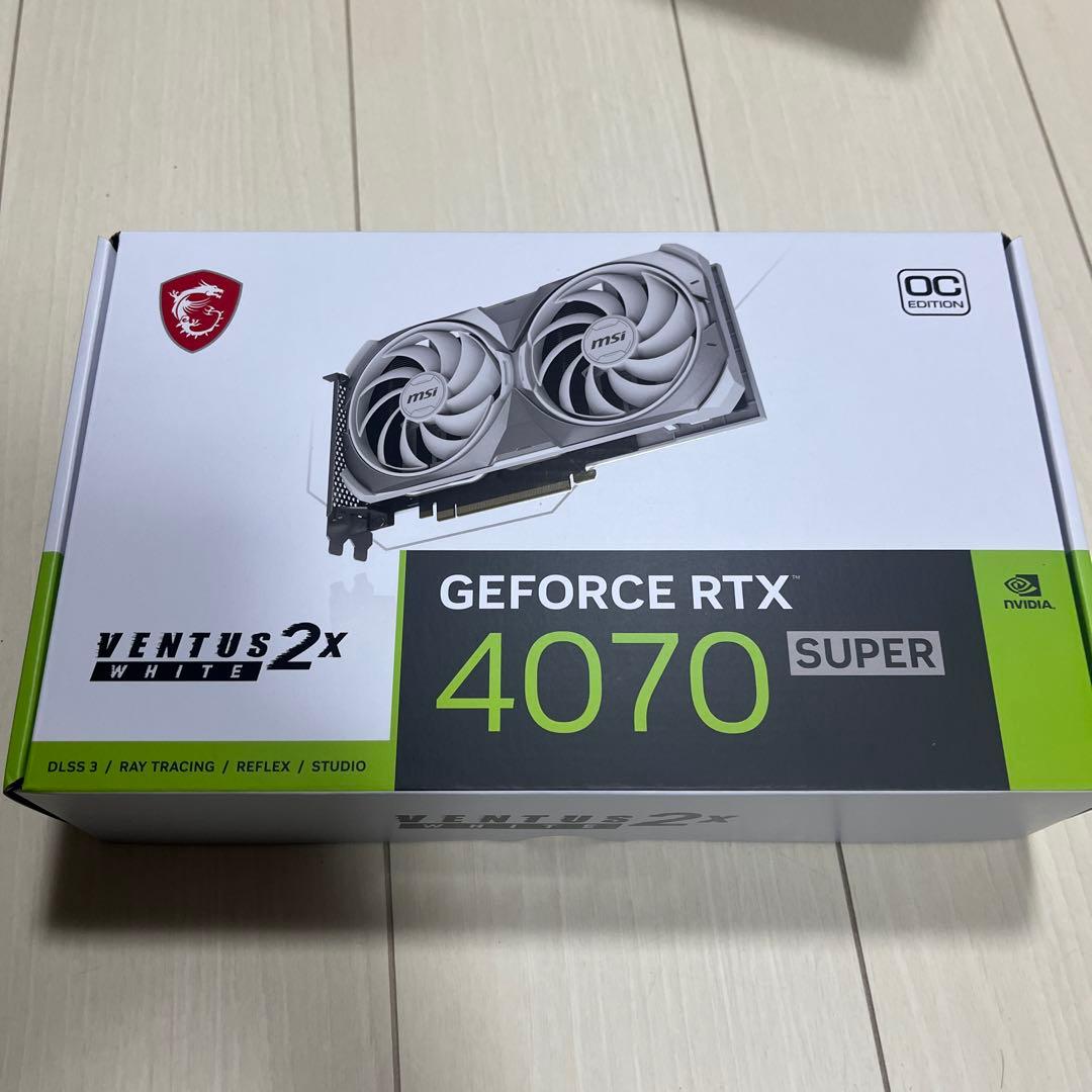 グラフィックボード・グラボ・ビデオカード MSI GeForce RTX 4070 SUPER OC Edition