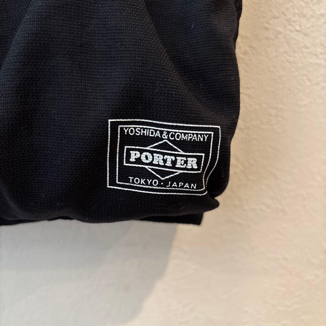 【ストラップ付】ポーター バガー エコバッグ カーキ 折り畳み 大容量