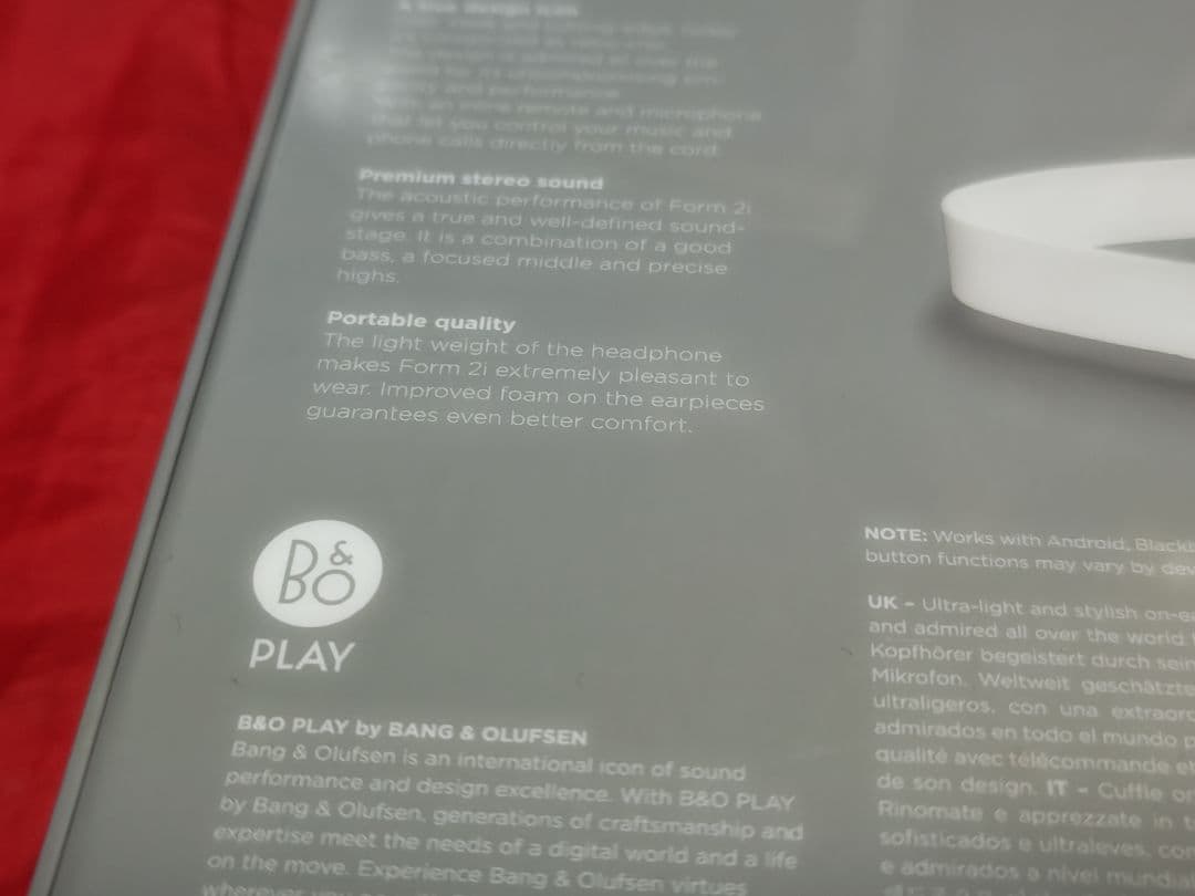 未開封新品 B&O Form 2i White 高級ヘッドホン 廃盤