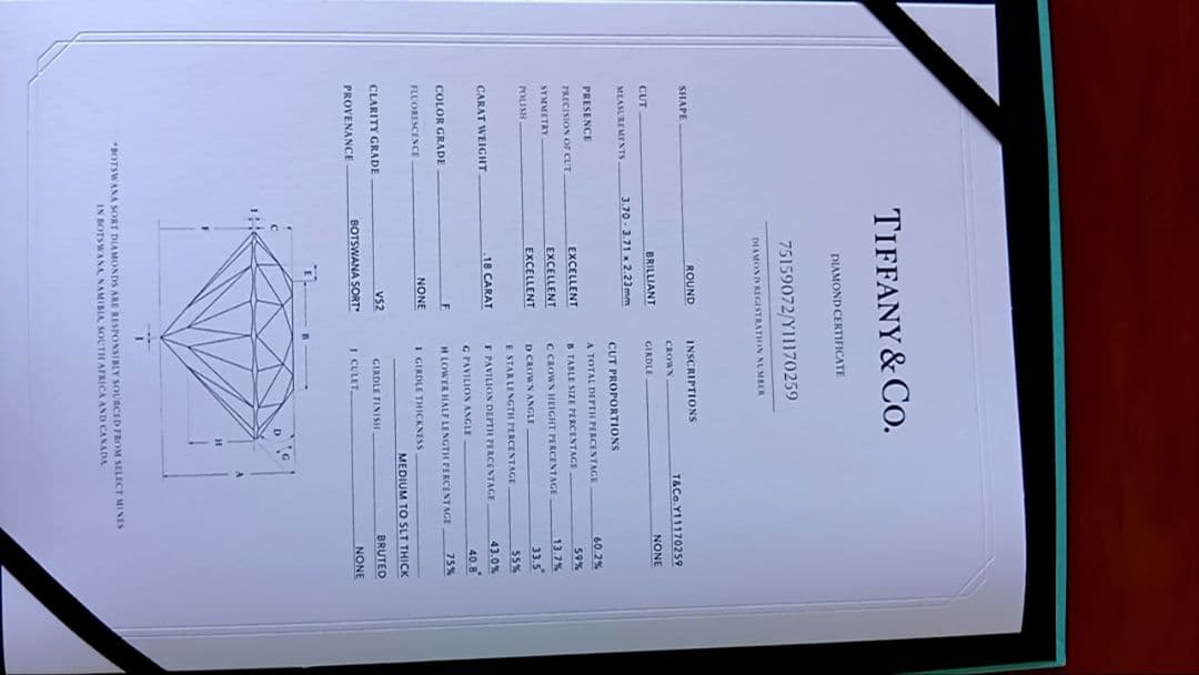 Tiffany & Co. (ティファニー) ダイヤモンド ネックレス