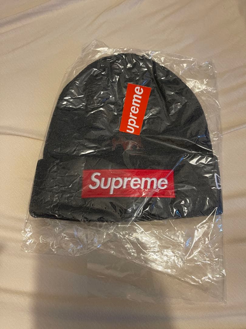 supreme boxlogo ビーニー