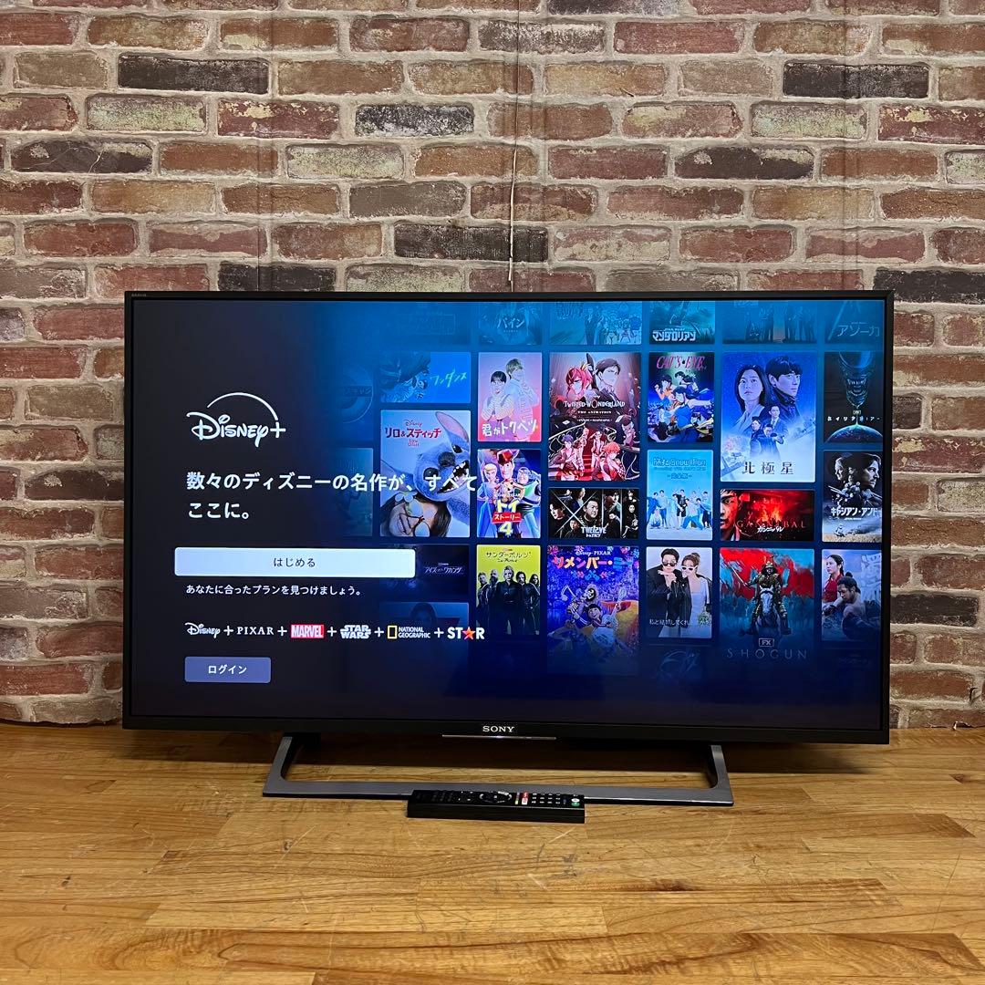 SONY 43V型 4K 液晶テレビ BRAVIA KJ-43X8000E