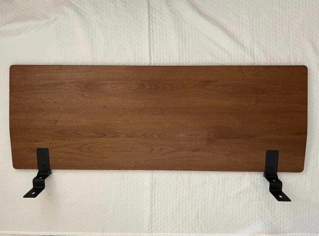 無印良品 木製ベッドフレーム用ヘッドボード（旧型）ダブルサイズ ウォールナット