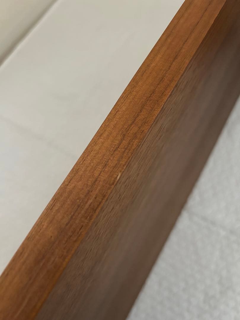 無印良品 木製ベッドフレーム用ヘッドボード（旧型）ダブルサイズ ウォールナット