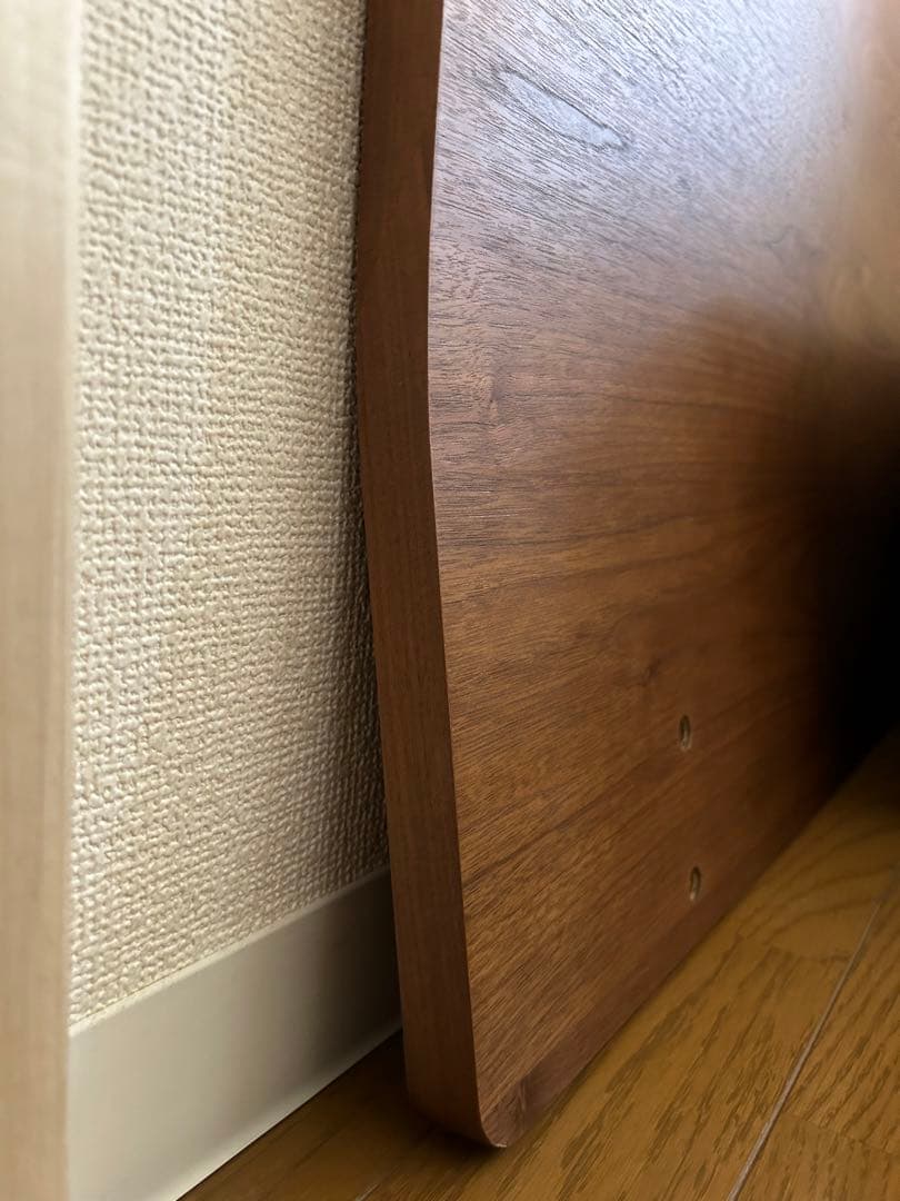 無印良品 木製ベッドフレーム用ヘッドボード（旧型）ダブルサイズ ウォールナット