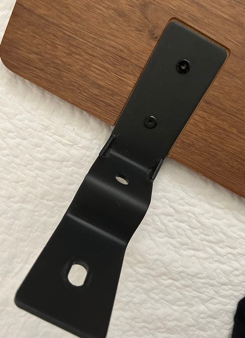 無印良品 木製ベッドフレーム用ヘッドボード（旧型）ダブルサイズ ウォールナット