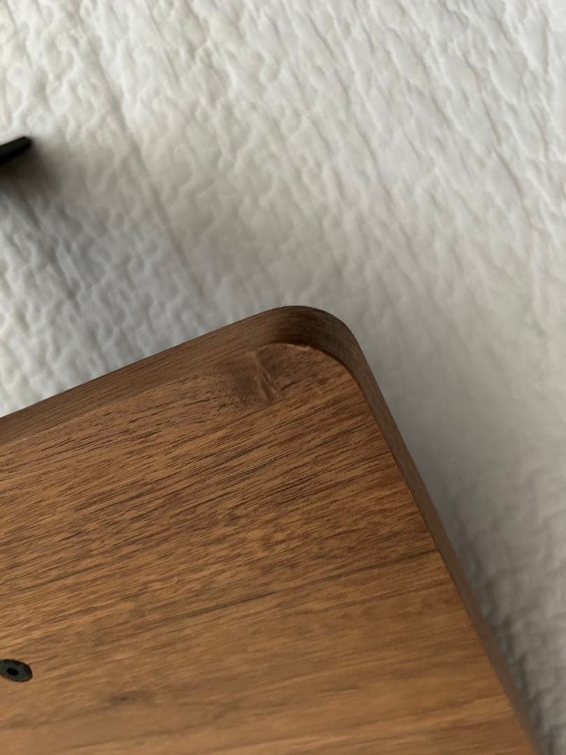 無印良品 木製ベッドフレーム用ヘッドボード（旧型）ダブルサイズ ウォールナット