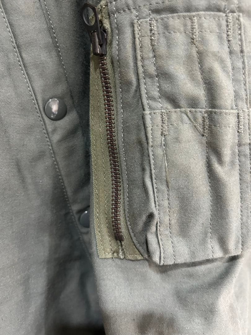 良品　米軍実物 N-3B フライトパーカー L GREENBRIER製　n3b