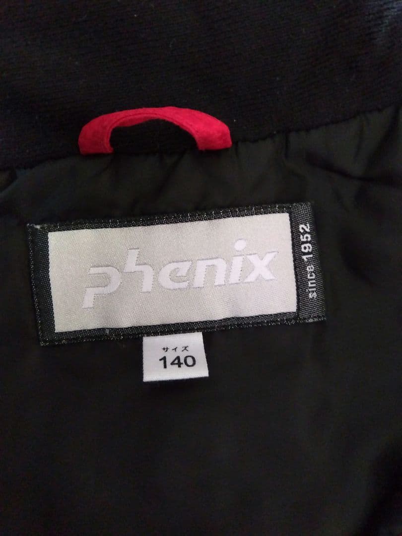 フェニックス スキーウェア　140 Phoenix　赤　女の子