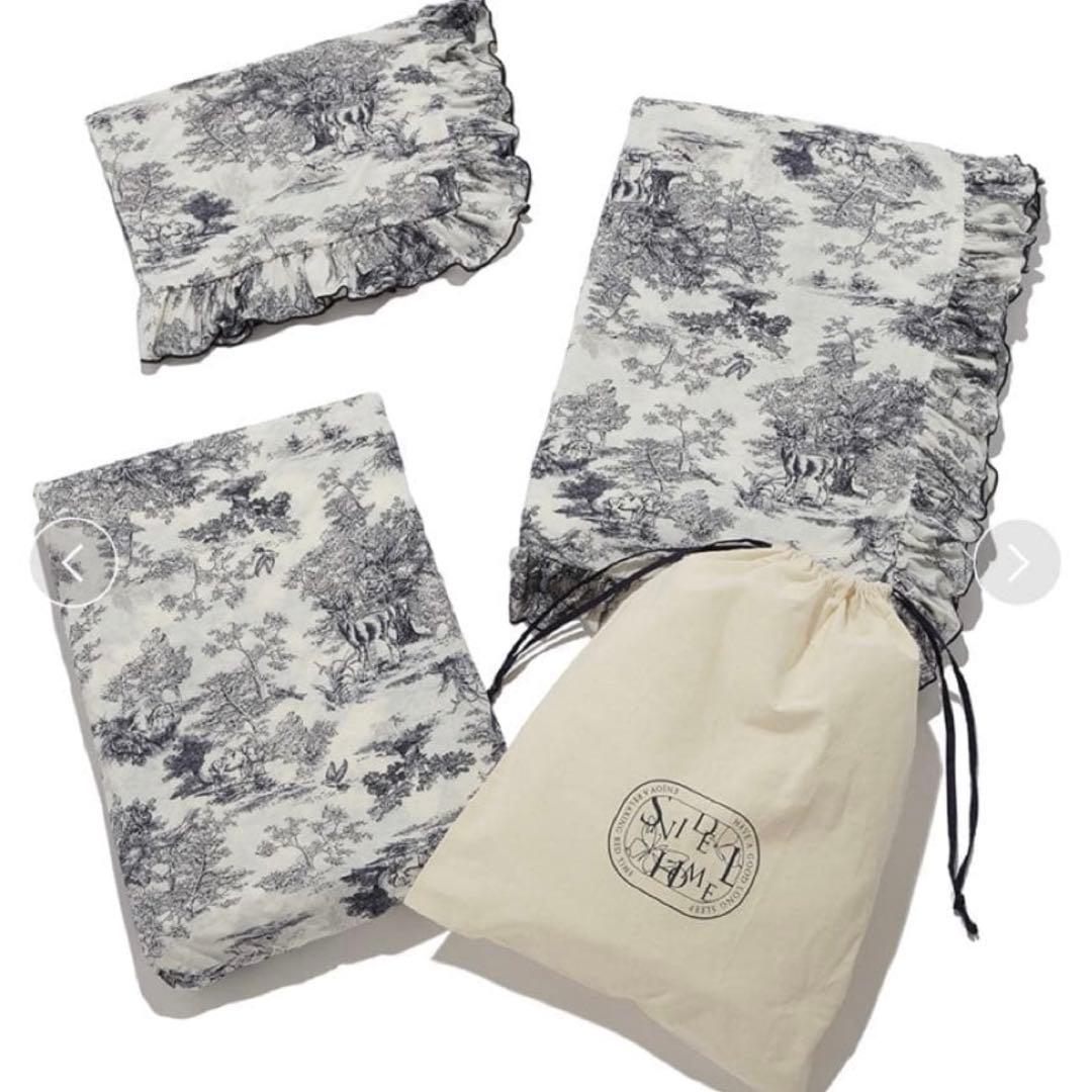 【新品】snidel スナイデルホーム 寝具 3点set トワルドジュイ