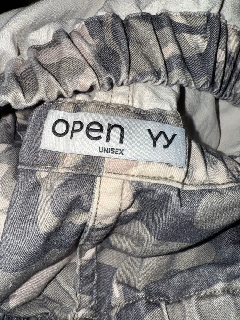 openyy カモフラ　カーゴパンツ